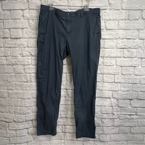 Faherty mens 38 waist blue pants organic cotton tencel lightweight